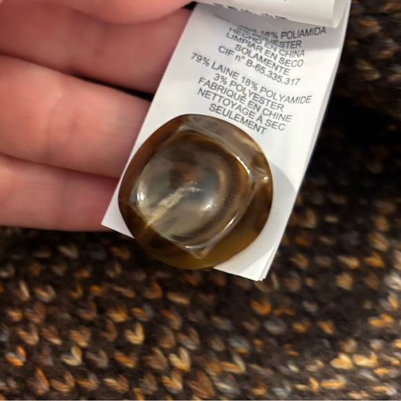 Coach Signature Oversized Brown Cardigan - Picture 11 of 14